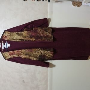 WILLYS NEW YORK by B.L. size 22W in a beautiful BURGUNDY COLOR